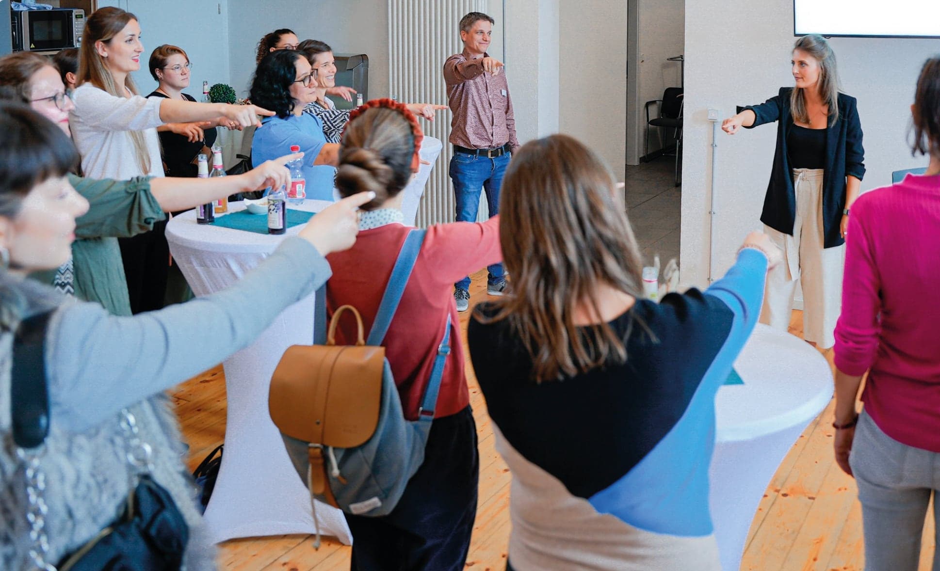Interaktiver Workshop mit Gründerinnen und Gründern im Gründerzentrum