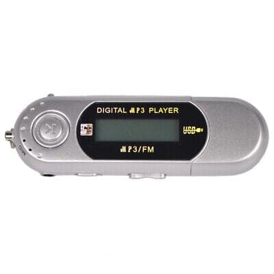Silberner digitaler MP3-Player mit kleinem Display